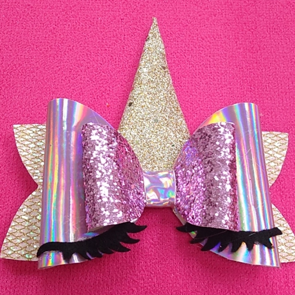 Handmade 🦄 unicorn hairbow